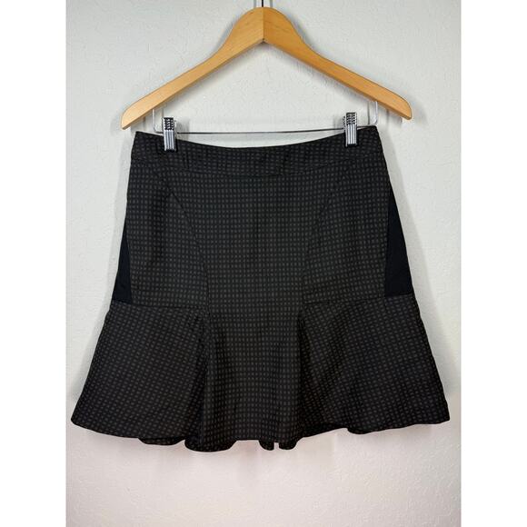 Women's Worthington Black Brown Check Mini Skirt Size 4 NEW - Picture 3 of 5